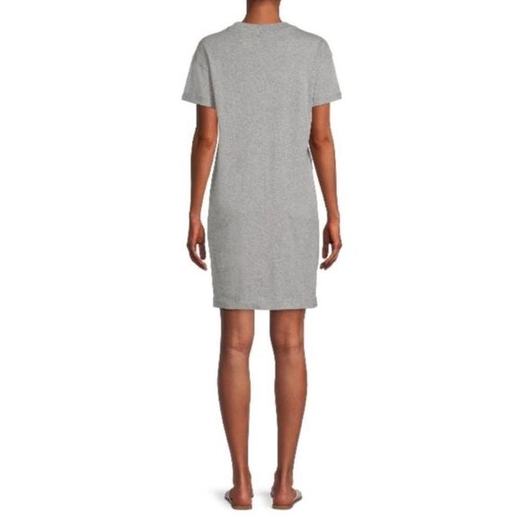 Women's V-Neck with Flounce Sleeves & T-Shirt Dress 2-Pack Size M - Picture 9 of 10